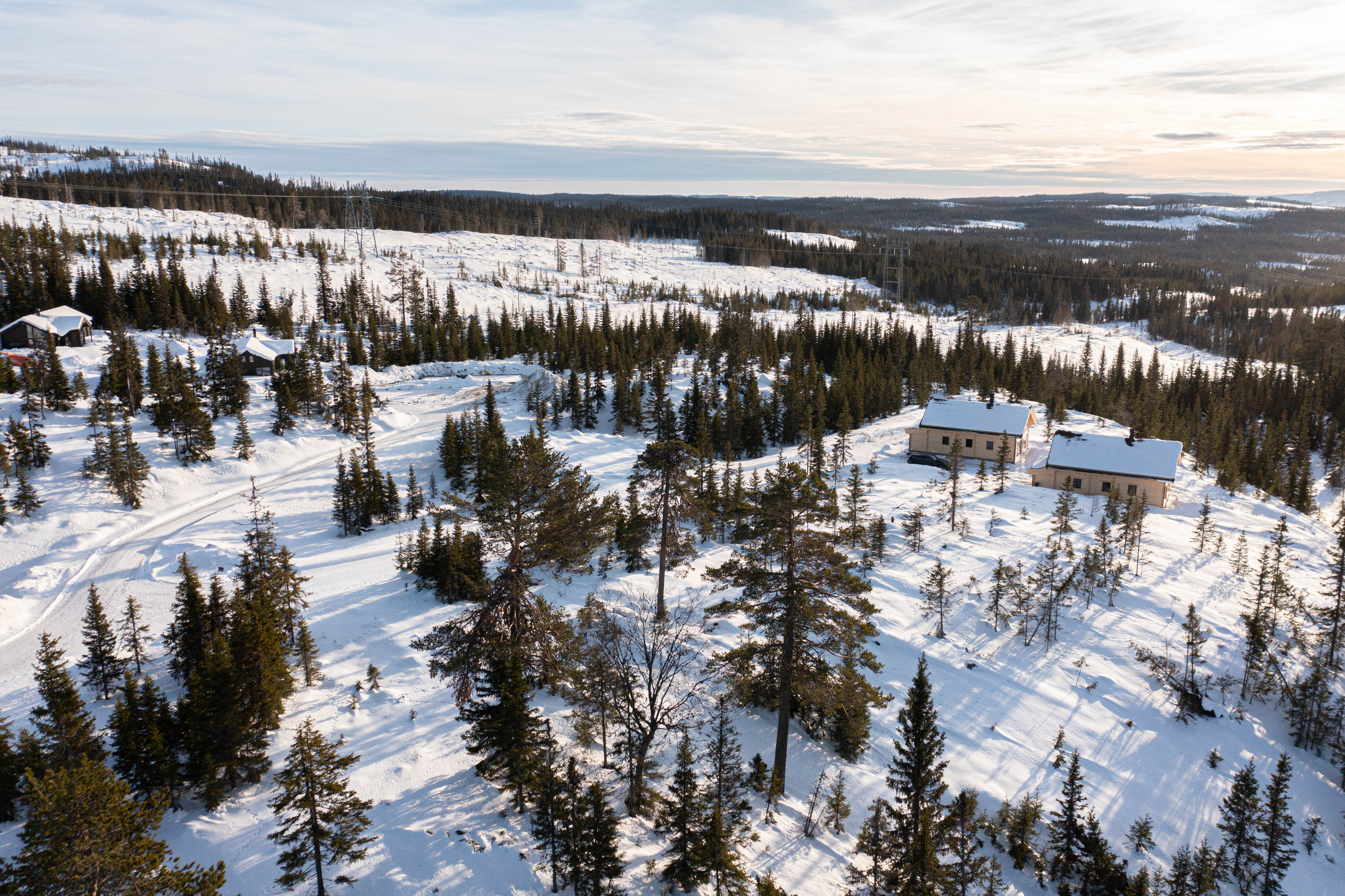 Dronefoto av Høghaugen Øvre, Hafjell